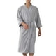 thumbnail image 2 of Cárdigan holgado informal con cuello en V para hombre, bata de baño, camisón, pijama, 2 of 5