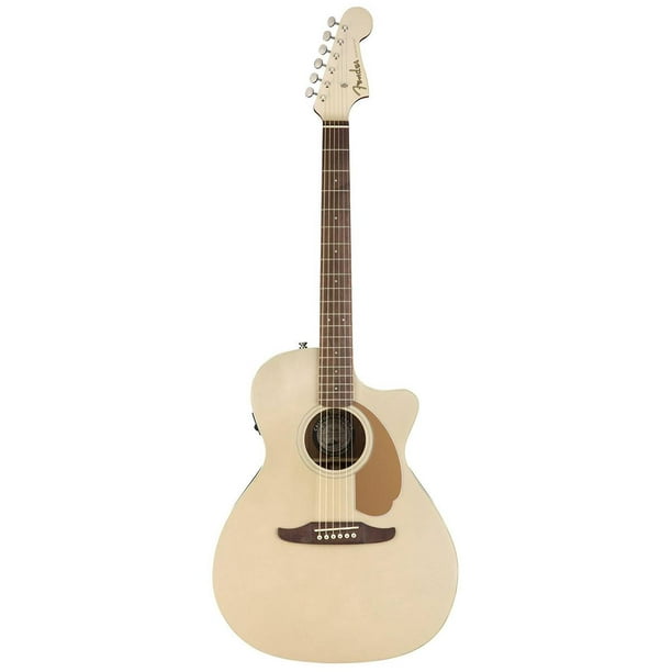 Fender Newporter Player Acoustic-Electric Guitar, Champagne
