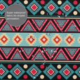 thumbnail image 4 of Bohemian Southwestern Native Retro Pattern Shower Curtain, Waterproof Bath Curtains for Bathroom Decorations, 72 x 72 inches, 4 of 7