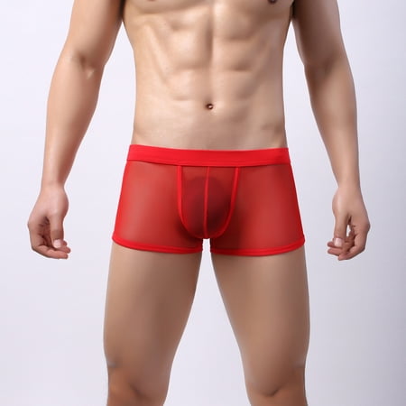

Bessbest New Year Middle Men Underwear Waist Men S Underwear Sports Breathable Leisure Mesh