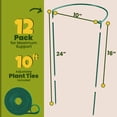 thumbnail image 2 of Estacas de soporte para plantas K-Brands de 25 a 61 cm, paquete de 12, 2 of 7