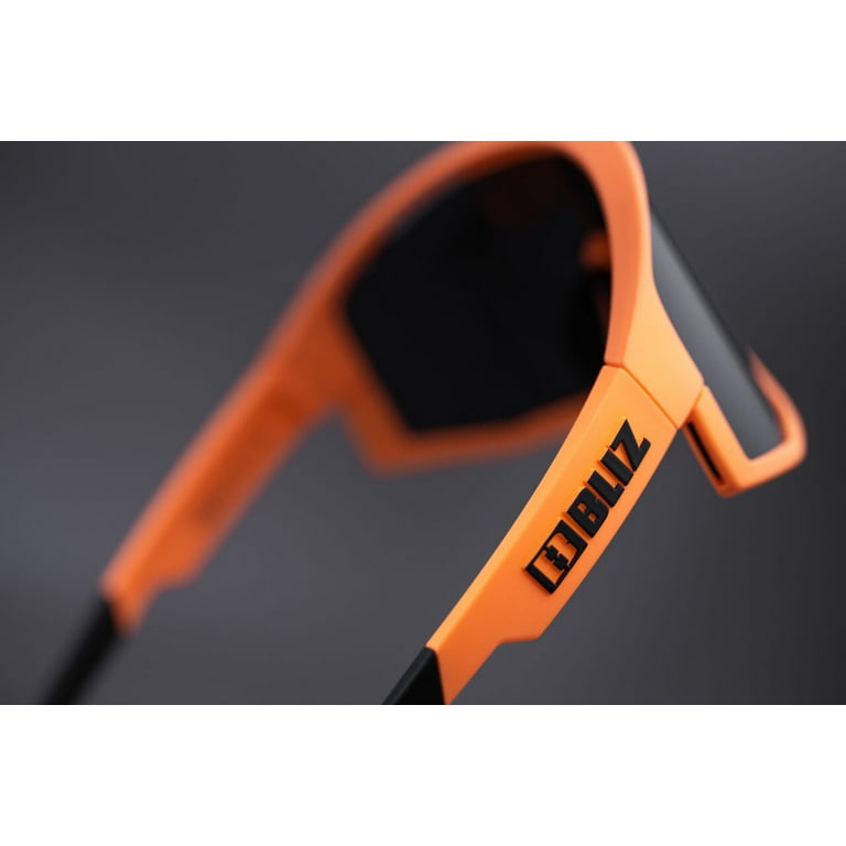 Bliz Fusion, Neon Orange Frame, Smoke Lens - Walmart.com