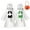 White, variant on Ghost Cosplay, Ghost Costume, Ghost Outfit, Ghost Roleplay, Ghost Cos, Ghost Costume Set Glow In The Dark Hooded Robe With Pumpkin Candy Bag Halloween Outfit for Holiday Celebration, Black 110