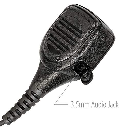 Maxtop APM250-I2 IP56 Waterproof Shoulder Speaker Microphone for ICOM IC-F3011 IC-F4011 IC-F3021 IC-F4021