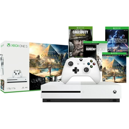 Xbox One S 1TB Bundle with Call of Duty World War II