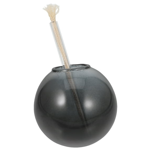 WEUVEB Clear Glass Oil Lamp for Indoor Use, High Borosilicate Glass, and Elegant Design, 1 Set