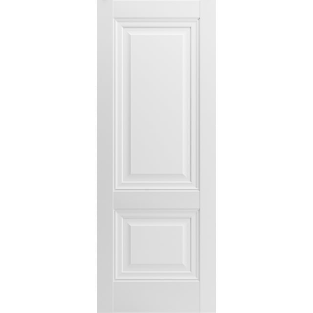 Slab Barn Door Panel 42 x 80 inches Lucia 8831 White Silk Sturdy
