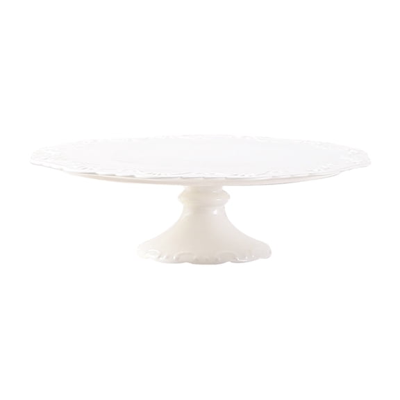 Artistic Embossed European Style Ceramic Dessert Plate Perfect for Celebration and Catering Event Elegant Touch