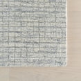 thumbnail image 4 of Rugs USA Melrose Checked Wool Area Rug, 3' x 5', Melrose Light Blue & Grey, 4 of 8