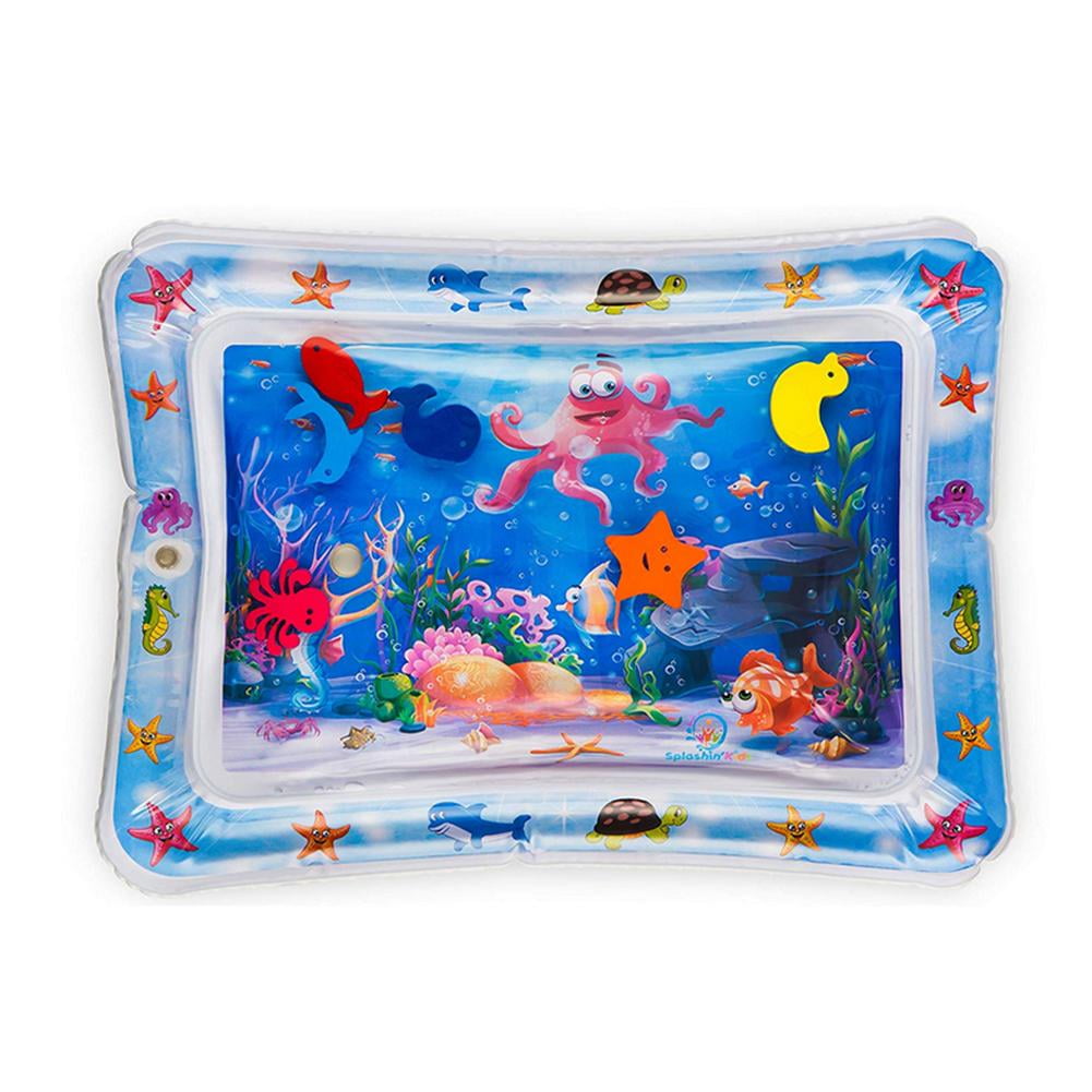 Cartoon Kids Water Play Mat Inflatable Thicken PVC Infant Gym Playmat Toys