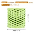 thumbnail image 2 of Uxcell Raffia Paper Craft Ribbon, 1/4 Inch 218 Yards Raffia String Packing Paper Twine, Fruit Green, 2 of 6