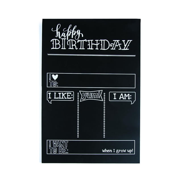 Pizarra de Escritura Fun Express para Hitos de Cumpleaños