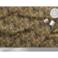 thumbnail image 2 of Soimoi Silk Fabric Chestnut Leaves Printed Fabric 1 Yard 42 Inch Wide, 2 of 3