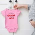 thumbnail image 5 of Think Im Awesome Should See My Uncle Romper Boys or Girls Infant Baby Brisco Brands 18M, 5 of 6