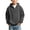 Dark Gray, variant on Iyufng Quarter Zip Hoodies for Boys Waffle Texture Ribbed Cuff & Hem Relaxed Fit Daily School Long Sleeve Pullover Sweatshirt