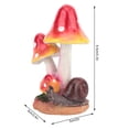 thumbnail image 1 of Decoración de jardín con forma de hongo, bonitos hongos con forma de animal, decoración de césped con forma de hongo, adorno para césped elaborado con cuidado, 1 of 8