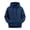 Navy, variant on Men's Pullover Hoodie, Casual Long Sleeve Hooded Sweatshirt with Drawstring & Kangaroo Pocket, Loose Fit Basic Streetwear Hoodies S-2XL