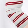 thumbnail image 2 of Vendaje para rodilla, rodilleras ajustables en cuclillas, compresión transpirable (blanco rojo), 2 of 3