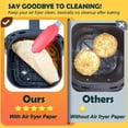 thumbnail image 3 of Small Air Fryer Liners 5 5 Inch Parchment Paper Sheets For Mini Air Fryers 1 3 Qt 100pcs, 3 of 8