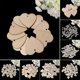 thumbnail image 2 of Wooden Heart Shapes Blank Craft Embellishments With Hole Decoupage Tag Decor, 2 of 5
