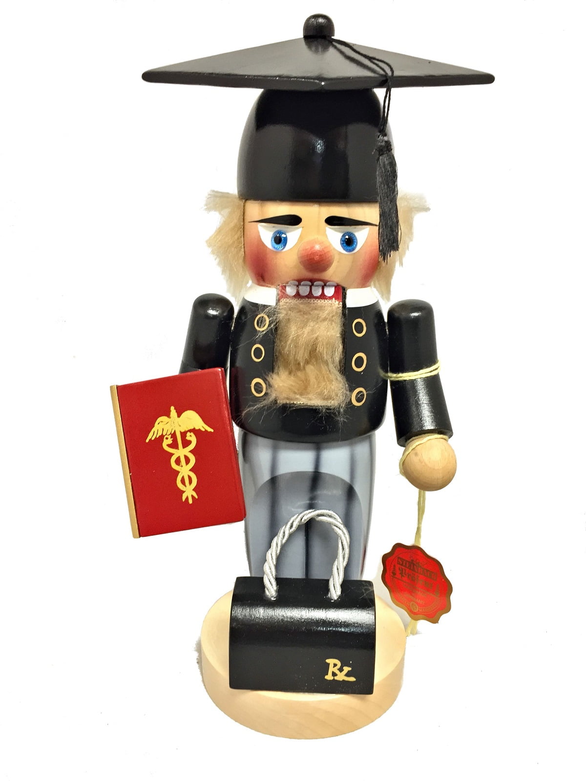 Steinbach SIGNED Doctor Graduate German Christmas Nutcracker New