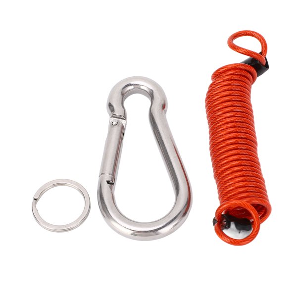 Cable de Remolque Separatista, Cuerda de Seguridad de Remolque Rojo de Servicio Pesado Con Clip de Primavera para Autocaravana