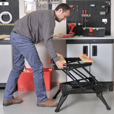 Workmate 425 Folding Portable Workbench And Vise - 30 Inch, 450 Lb Capacity, Steel