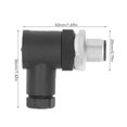 thumbnail image 2 of Metal Male Panel Connector M12 Plastic Waterproof 4 Pin Aviation Connector Plug 250V, Male Female Panel Metal Aviation Wire Connector Plug Socket, 2 of 9