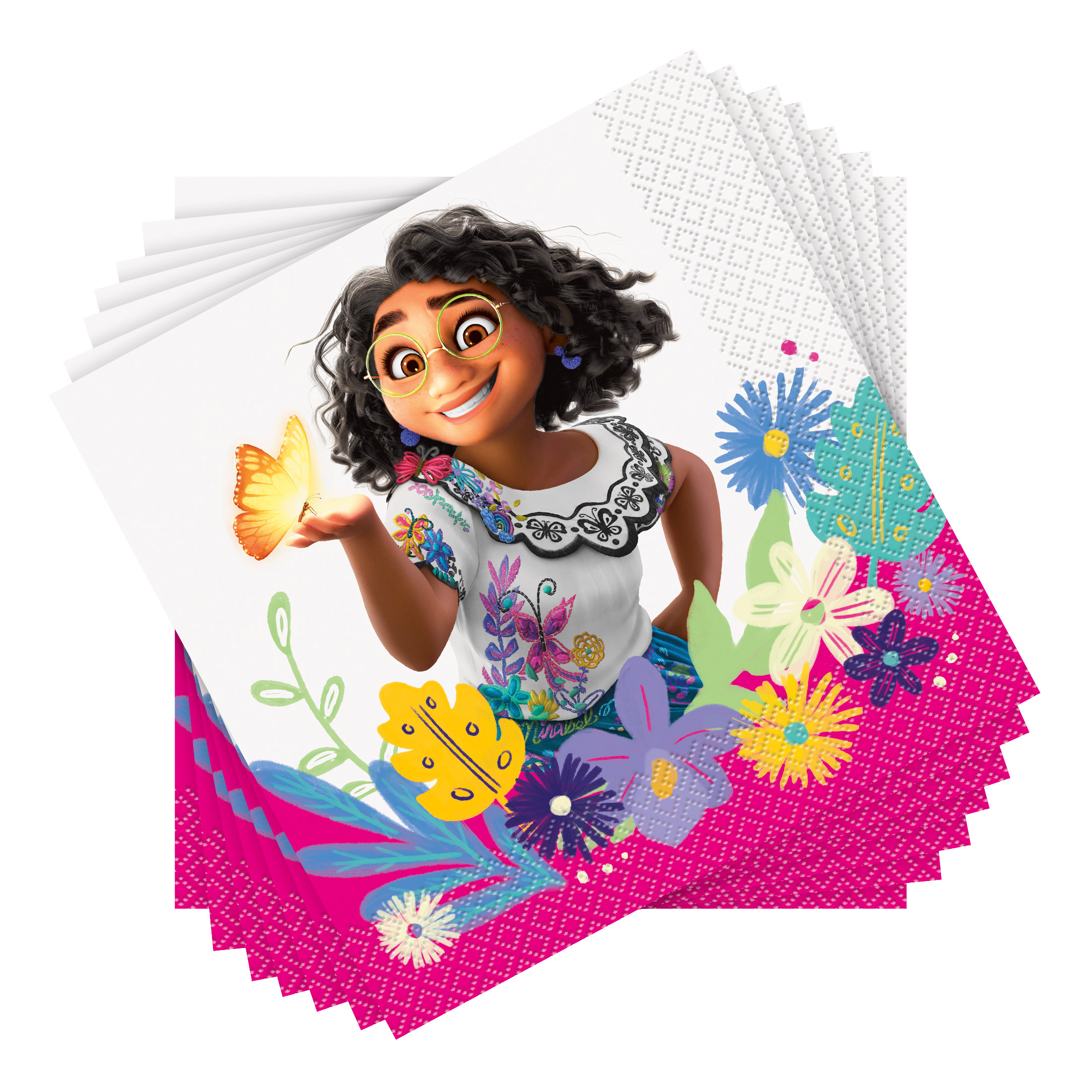 Multicolor Disney Encanto Birthday Paper Luncheon Napkins, 6.5in, 16ct - image 3 of 7
