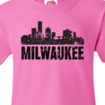 thumbnail image 4 of Inktastic Milwaukee Skyline Grunge Youth T-Shirt, 4 of 5