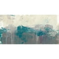 thumbnail image 3 of Goldberger, Jennifer 18x11 Black Modern Framed Museum Art Print Titled - Teal Range II, 3 of 5