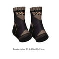 thumbnail image 3 of Breathable Copper Ankle Support Sleeve Compression Sports Brace For Running Gym Foot Injury Recovery Knitted Nylon With Copper Fiber, 3 of 9