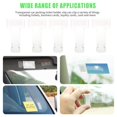 thumbnail image 2 of mmirethe 5pcs/set Transparent Car Ticket Holder Clips Convenient Secure Hold Durable Plastic Easily Attached, 2 of 6