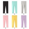 thumbnail image 3 of Usaibhir 1-7TKids Baby Girls Leggings Footless Cotton Skinny Thin Leggings Toddler Girls Solid Stretch Trousers, 3 of 3