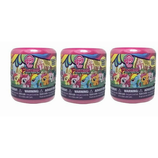 Paquete de cápsulas para ciegas My Little Pony Fash'Ems serie 3, paquete de 3