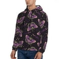 thumbnail image 2 of Hoodies for Men - aesthetic starry sky Night butterfly Long Sleeve Comfrt Men'S Fashion Hoodies & Sweatshirts, Sweatshirts for Men Hoodies Pullover Clothing Clothes with Pouch, 2 of 7