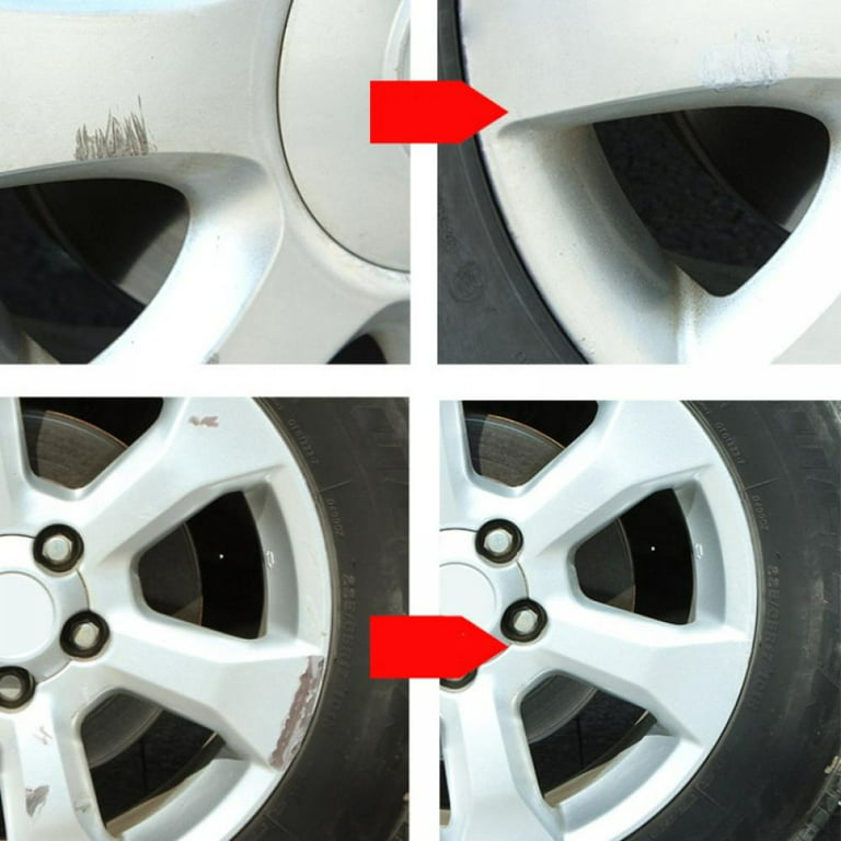 Car Wheel Repair Agent With Anti-Rust Silver Wheel Scratch Repair Tool For  Fixe Corrupted Installation Wheel Repair Adhesive Kit - AliExpress