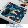 thumbnail image 6 of Shark Gaming Mouse Pad, Mouse Mat, Mouse Pad - Square, 8.3x9.8 Inch, Printed, Non-Slip Rubber Bottom - Suitable for Office and Gaming, 6 of 6