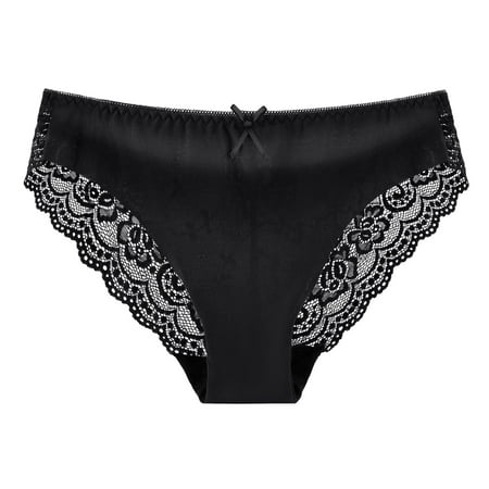Cyglowse Cheeky Lace Panties for Women  Sexy Women s Underwear Black XL