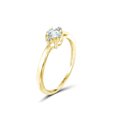 thumbnail image 4 of JewelersClub Aquamarine Ring Birthstone Jewelry – 0.25 Carat Aquamarine 14K Gold Plated Silver Ring Jewelry with White Diamond Accent – Gemstone Rings with Hypoallergenic 14K Gold Plated Silver Band, 4 of 4
