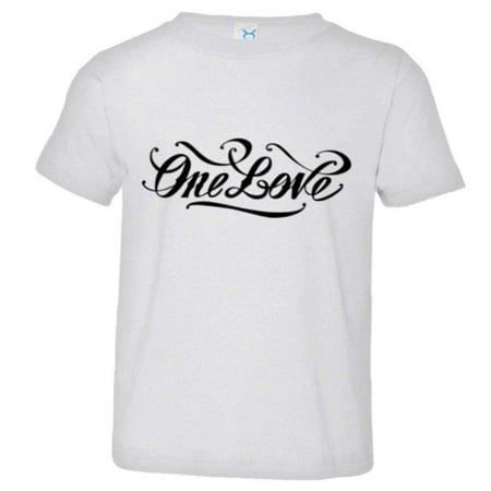 

PleaseMeTees™ Toddler One Love Lets Get Together It Will Be Alright HQ Tee
