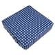 thumbnail image 5 of Cojín elevador ajustable y extraíble para silla de comedor de bebé, almohadilla para asiento de trona para niños (estrellas azules), 5 of 9
