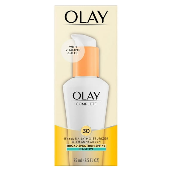 Olay Complete Moisturizer Sensitive Spf#30 2.5oz (Pack of 3)