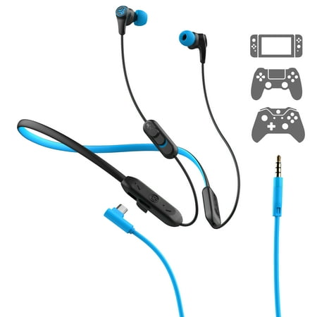 JLab - Play Gaming Wireless Earbuds - Black/Blue