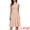 Beige, variant on DARING DIVA Women's 2026 Mock Neck Sleeveless A Line Work Business Midi Dress XS Black