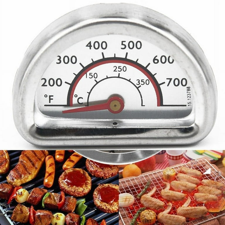 Sunfex Replacement Stainless Steel Grill Thermometer Heat