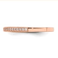 thumbnail image 3 of 925 Sterling Silver Rose Gold Cubic Zirconia Cz Ring Wedding Fancy, 3 of 9