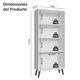 thumbnail image 2 of Mueble Armario De Vidrio Madesa 2 Puertas Con Pies BB 04, 2 of 2