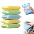 thumbnail image 2 of Kitchen Sponges, Cleaning Sponges, 5 Pack Kitchen Dish Washing Sponge, Mesh Net Scouring Pad, Non-Scratch Scrub Sponge, 2 of 9