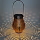 thumbnail image 2 of Colgante al aire libre Luz solar Linterna solar Metal LED Jardín decorativo, 2 of 8